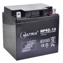 Matrix 12V 40AH (NP40-12): Тип Аккумулятор