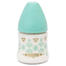 Пляшка Suavinex Couture, 150 мл, зелений (304125): Матеріал пластик
