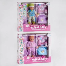 Пупс Warm Baby с аксессуарами 2 вида (WZJ 055 B): Производитель Warm Baby