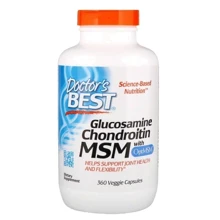 Doctor's Best Glucosamine Chondroitin MSM Глюкозамин хондроитин с OptiMSM 360 капсул: Тип Глюкозамин