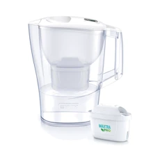 Фільтр-глечик BRITA Aluna Memo MXPro 2.4 л (1.4 л очищеної води) з фільтр-картриджем 3 шт, білий (1053054): undefined undefined