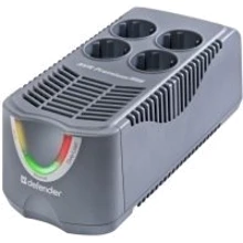 Стабилизатор Defender AVR Premium 600i 250 Вт: Тип релейный