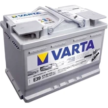 Varta 6СТ-70 Start-Stop Plus AGM E39 (570901076): Ємність, Ач 70