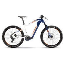 Электровелосипед HAIBIKE XDURO AllTrail 5.0 Carbon FLYON i630Wh 11 s. NX 27.5", рама L, сине-бело-оранжевый, 2020: Емкость батареи, ВтЧ 630