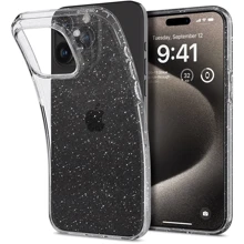 Чехол для iPhone Spigen Liquid Crystal Glitter Crystal Quartz (ACS06559) for iPhone 15 Pro Max: Цвет прозрачный