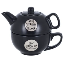 Набор заварник и чашка Limited Edition Good Morning 2 пр. (117100019-D): Цвет черный
