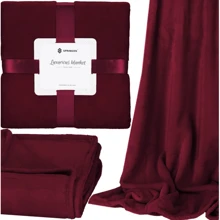 Плед Springos Luxurious Blanket 200x220 см бордовый (HA7212): Производитель Springos