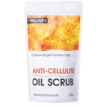 HiLLARY Anticellulite Oil Scrub Антицеллюлитный разогревающий скраб для тела 200 g: Назначение Антицеллюлит