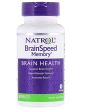 Natrol BrainSpeed Memory 60 Tabs Витамины для памяти: Тип Комплексные