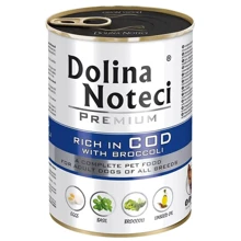 Вологий корм Dolina Noteci Premium для собак з тріскою та броколі 400 г DN 400 (670): Тип Влажный корм