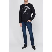 Світшот Saucony Rested Crew (800257-BK) 48 чорний: Вид Свитшоты