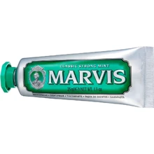 Marvis Classic Strong Mint 25 ml Зубная паста классическая Интенсивная мята: Назначение Отбеливание, Очищение