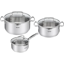 Набір каструль Tefal DUETTO+ 6 ін. (G719S655): Матеріал корпусу нержавеющая cталь