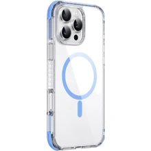 Чехол для iPhone WIWU Magnetic Hybrid Ultra Series Deep Blue (HCC-203) for iPhone 16 Pro Max: Цвет синий