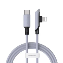 Кабель Baseus Cable USB-C to Lightning Colorful Elbow 18W 1.2m Purple (CATLDC-A05): Тип USB-C - Lightning