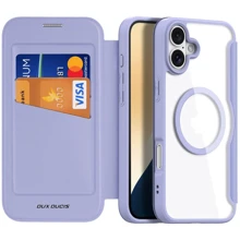 Чехол для iPhone Dux Ducis Skin X Pro with MagSafe Purple for iPhone 16: Цвет фиолетовый
