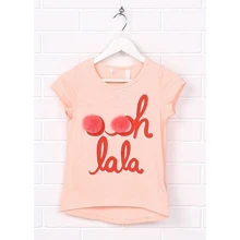 Футболка H & M 7Z6296607 134-140 см пудровая: Тип футболки