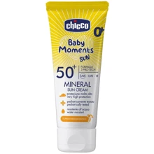 Крем минеральный солнцезащитный Chicco Baby Moments SUN, SPF 50+, 75 мл (11259.00): Тип Крем