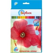 Олівці кольорові кол. 18 кол. 5-2032 Квіти Барвінок: Тип кольорові