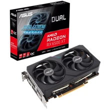 Видеокарта Asus Radeon RX 6500 XT 4Gb DUAL OC (DUAL-RX6500XT-O4G): Объем памяти, Гб 4