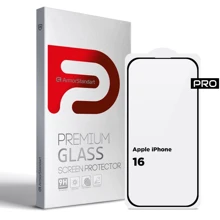 Защитное стекло для iPhone ArmorStandart Tempered Glass Pro Black for iPhone 16 (ARM78508): Тип защиты экрана на экран