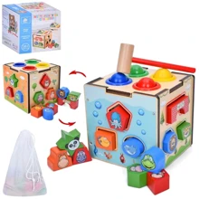 Розвиваючий центр BabyToys куб (MD 0828): Тип сортер