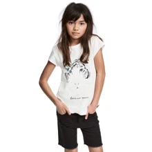 Футболка H&M 4517555 158-164 см белая: Тип Футболки