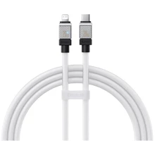 Кабель Baseus Cable USB-C to Lightning CoolPlay Series 20W 1m White (CAKW000002): Тип USB-C - Lightning