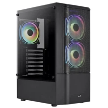 Корпус AeroCool Quantum Mesh-G-BK-v2 Black (ACCM-PV31033.11): Форм-фактор материнской платы ATX/MicroATX/Mini-ITX