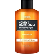 Kundal Honey & Macadamia Body Wash Amber Vanilla Гель для душа Янтарная ваниль 100ml: Назначение Очищение