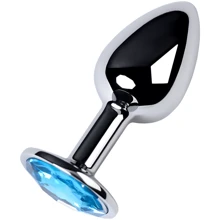 Анальна пробка із кристалом Metal By Toyfa Gold anal plug topaz: Для кого унісекс