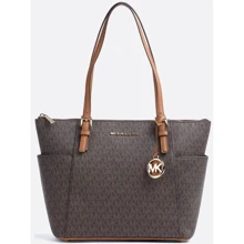 Сумка жіноча Michael Kors JET SET ITEM EW TZ TOTE темно-коричнева (30S0GTTT1B252): Стать Женский
