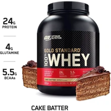 Протеїн Optimum Nutrition 100% Whey Gold Standard 2270 g / 73 servings / Cake Batter: Вид сироваткові