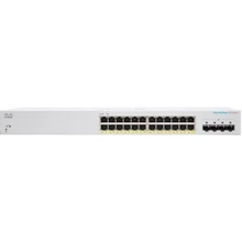 Сетевой коммутатор Cisco CBS220-24P-4G-EU: Порты только Gigabit Ethernet (10/100/1000)