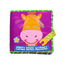 Текстильная развивающая книга для малышей Bambini Пони (403679): Тип прочее