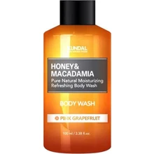 Kundal Honey & Macadamia Body Wash Pink Grapefruit Гель для душа Розовый грейпфрут 100 ml: Назначение Очищение