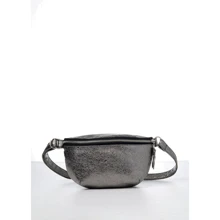 Жіноча поясна сумка Sambag Polo SQO темне срібло (86123035): Стать Женский