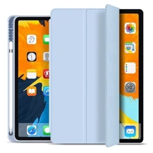 Аксесуар для iPad BeCover Smart Case з Apple Pencil Mount Light Blue (707533) для iPad Pro 12.9" 2020: Колір голубой