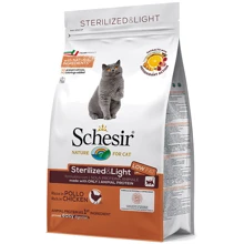 Сухой корм Schesir Cat Sterilized & Light монопротеиновый для стерилизованных кошек и кастрированных котов, для котов склонных к полноте со вкусом курицы10 кг (ШКВСК10): Тип Сухой корм
