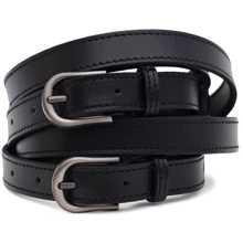 Женский ремень Borsa Leather черный (100gen1new2bl-black): Пол Женский