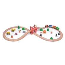 Дерев'яна залізниця Viga Toys 39 ел. (50266): Тип набір