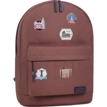 Рюкзак Bagland Молодежный W/R 17 л. 299 коричневый (00533662 Ш): Возрастная группа от 7 до 14 лет