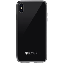 Чехол для iPhone SwitchEasy Glass X Black (GS-103-46-166-11) for iPhone Xs Max: Цвет черный