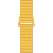 Аксесуар для Watch Apple Leather Loop Band Meyer Lemon Medium (MXAD2) for Apple Watch 42/44mm: Виробник Apple