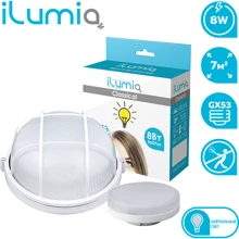 Ilumia 096 ML-8-IP65-wh c лампой GX53, 8Вт, 4000 К (LP6747): Производитель Ilumia