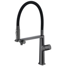Смеситель для кухни Lefton Copper Kitchen Single-Hole Rotatable Faucet with Water Filter-KF2208 Grey: Назначение Для кухни