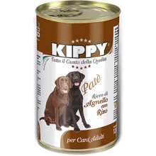 Консерви для собак Kippy з ягням і рисом 1250 р (8015912503213): Тип вологий корм