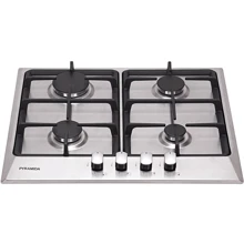 Варочная поверхность газовая Pyramida PFX 644 SI INOX: Расположение панели Фронтальное