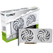 Видеокарта Palit PCI-E GeForce RTX4070 12GB DDR6 Dual OC White (NE64070S19K9-1048L): Объем памяти, Гб 12