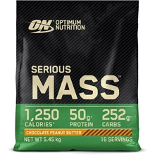 Гейнер Optimum Nutrition EU Serious Mass 5450 g /16 servings/Chocolate Peanuts: Пол Унисекс